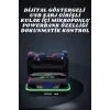İkili Bluetooth Kulaklık Dijital Göstergeli Uzun Pil Ömrü Yüksek Ses Kaliteli Yeni Nesil