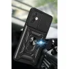 İnfinix Hot 30 4g Kılıf Pars Lens Yüzüklü Silikon - Yeşil
