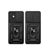 İnfinix Hot 30 5g Kılıf Pars Lens Yüzüklü Silikon - Siyah