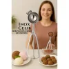 Inox 4 Cm Dondurma Kaşığı - Karpuz Kurabiye Köfte Helva Porsiyonlama 722039