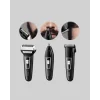 İnsua Erkek Bakım Seti – 3 Başlıklı Şarjlı Tıraş Makinesi, 60 Dakika Kablosuz Kullanım