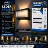 IP66 50.000 SAAT LED ÖMRÜ 22W SEDEF LED APLİK DUVAR LAMBASI ARS-348953 (5047)