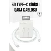 Iphone Uyumlu İOS Uyumlu Lightning Hızlı Şarj Tye C Lightning Şarj Kablosu