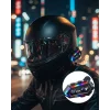 IPX6 Su Geçirmez Intercom 1000m Bağlantı 1000mAh Batarya RGB Işıklı
