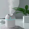 Işıklı Kuru Havayı Azaltan ve Aromaterapi Deneyimi Sunan Hava ve Oda Nemlendirici 220 ML 8x8x10cm (5047)