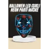 Işıklı Led Maske Parti Eğlence Maskesi Hallowen Neon Maske