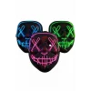 Işıklı Led Maske Parti Eğlence Maskesi Hallowen Neon Maske