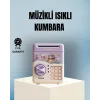 Işıklı Sesli Şifreli Otomatik Para Çeken Kumbara Mor
