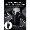 Isıtma Soğutma Özellikli Araç Bardaklığı Çakmak Girişli Akıllı Yeni Nesil