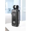 Kablolu Makaralı Bluetooth Kulaklık Uzun Pil Ömrü Dijital Göstergeli