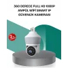 Kablosuz 360° Döner Başlıklı Full HD Güvenlik Kamerası