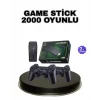 Kablosuz 4K Retro Atari Game Stick – 2 Kollu, 20000 Hazır Oyun