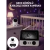 Kablosuz Bebek Kamera Sistemi Ninni ve Alarm Özellikli Yeni Nesil