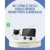 Kablosuz Bebek Monitörü 720P Görüntü ve Geniş Ekran