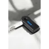 Kablosuz Bluetooth Aux Araç Kiti Siyah Hafıza Kartlı