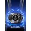 Kablosuz Bluetooth Bağlantılı Kulaklık ve Dokunmatik Ekran Akıllı Saat Arama Cevaplama
