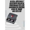 Kablosuz Bluetooth Kulaklık Powerbank Özellikli Göstergeli Hd Mikrofon