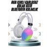 Kablosuz Bluetooth Kulaklık RGB Işıklı Kulak Üstü 5.3 Bluetooth Bağlantılı