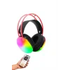 Kablosuz Bluetooth Kulaklık RGB Işıklı Kulak Üstü 5.3 Bluetooth Bağlantılı