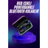 Kablosuz Bluetooth Kulaklık Rgb  Oyuncu Kulaklığı Gecikme Önleyici