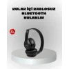 Kablosuz Bluetooth Kulaklık – TF Kart, AUX, Mikrofonlu, Suya Dayanıklı, 10m Menzil