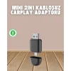 Kablosuz CarPlay Adaptörü – USB-A & Type-C Uyumlu Hızlı Bağlantı Cihazı