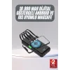 Kablosuz Çoklu Şarj Girişli 10.000 Mah Kablolu Powerbank Taşınabilir