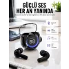 Kablosuz Dijital Göstergeli Powerbanklı IOS ve  Android Uyumlu Kulaklık