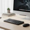 Kablosuz Lacivert Bluetooth Klavye Mouse Seti – Yuvarlak Tuşlu Tasarım, Türkçe Q Dizilim, Taşınabilir, Ev ve Ofis Kullanımına Uygun