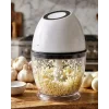 Kablosuz Mini Doğrayıcı 450 ML Şarjlı Sebze Doğrayıcı Paslanmaz Çelik lı