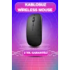 Kablosuz Mouse Fare Şarjlı Bluetooth Wireless Çift Modlu Sessiz