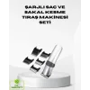 Kablosuz Profesyonel Tıraş Makinesi – Şarjlı, 60 Dakika Kullanım Süreli, Çelik lı, Sessiz Motor