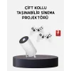 Kablosuz Projeksiyon Cihazı 4K Destekli HDMI USB Oyun Uyumlu