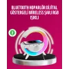 Kablosuz Şarjlı LED Masa Lambası Çalar Saat ve Beyaz Gürültü Özellikli
