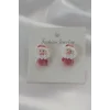 Kadife Noel Bebek Model Kadın Küpe