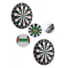 Kaliteli Ahşap Dart Tahtası 12 İnç  4 Dart Ok Seti