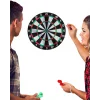 Kaliteli Ahşap Dart Tahtası 12 İnç  4 Dart Ok Seti