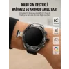 Kameralı 5G Android Akıllı Saat AMOLED Ekran Wi-Fi GPS SIM Kart Destekli