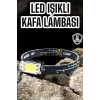 Kamp Feneri Balıkçı Feneri Başlıklı Suya Dayanıklı Kafa Lambası