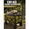 Kamp, Piknik, Plaj ve Alışveriş İçin Çok Amaçlı Katlanabilir Wagon