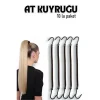 Kancalı At Kuyruğu Lastik Toka 10 Adet 717249