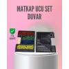 Kapsamlı Matkap Ucu Seti Organizer Kutulu Ahşap Metal Beton Delme