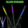 Karanlıkta Parlayan Glow Fosforlu Pipet 3 Renk 3 Adet (5047)
