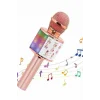 Karaoke Mikrofon Bluetooth Bağlantılı Aux Girişli Uzun Pil Ömrü Yüksek Ses Kaliteli