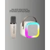 Karaoke Mikrofon Hoparlör Seti Bluetooth Kablosuz Taşınabilir