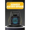 Karaoke Mikrofonlu Fm Radyolu Bluetooth Hoparlör Yüksek Ses Kaliteli