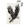 Kartal Geçici Dövme Şablonu - FF037