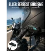Kask Kulaklığı Motosiklet Intercom Interkom Dinleme Konuşma Özellikli Su Geçirmez