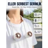 Katlanabilir Asılabilir Fan USB Şarjlı Hafif ve Sessiz Tasarım