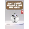 Katlanabilir Askılı Kamp Lambası 5 Kanatlı Pratik Güneş Enerjili